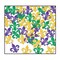 12 Pack Bulk Mardi Gras Confetti Fleur De Lis gold - green - purple (1 Oz per Pack)